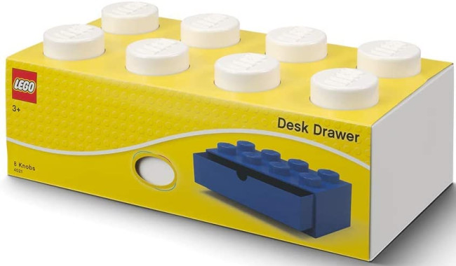 40211735 Desk Drawer 8 knobs white